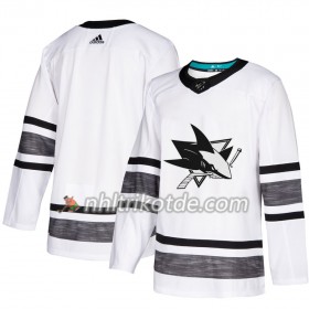 San Jose Sharks Trikot Blank 2019 All-Star Adidas Weiß Authentic - Herren